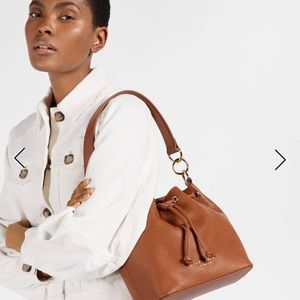 Ted Baker Aminah Bucket Bag in brown- like new!